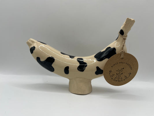 Ceramic banana cow pattern